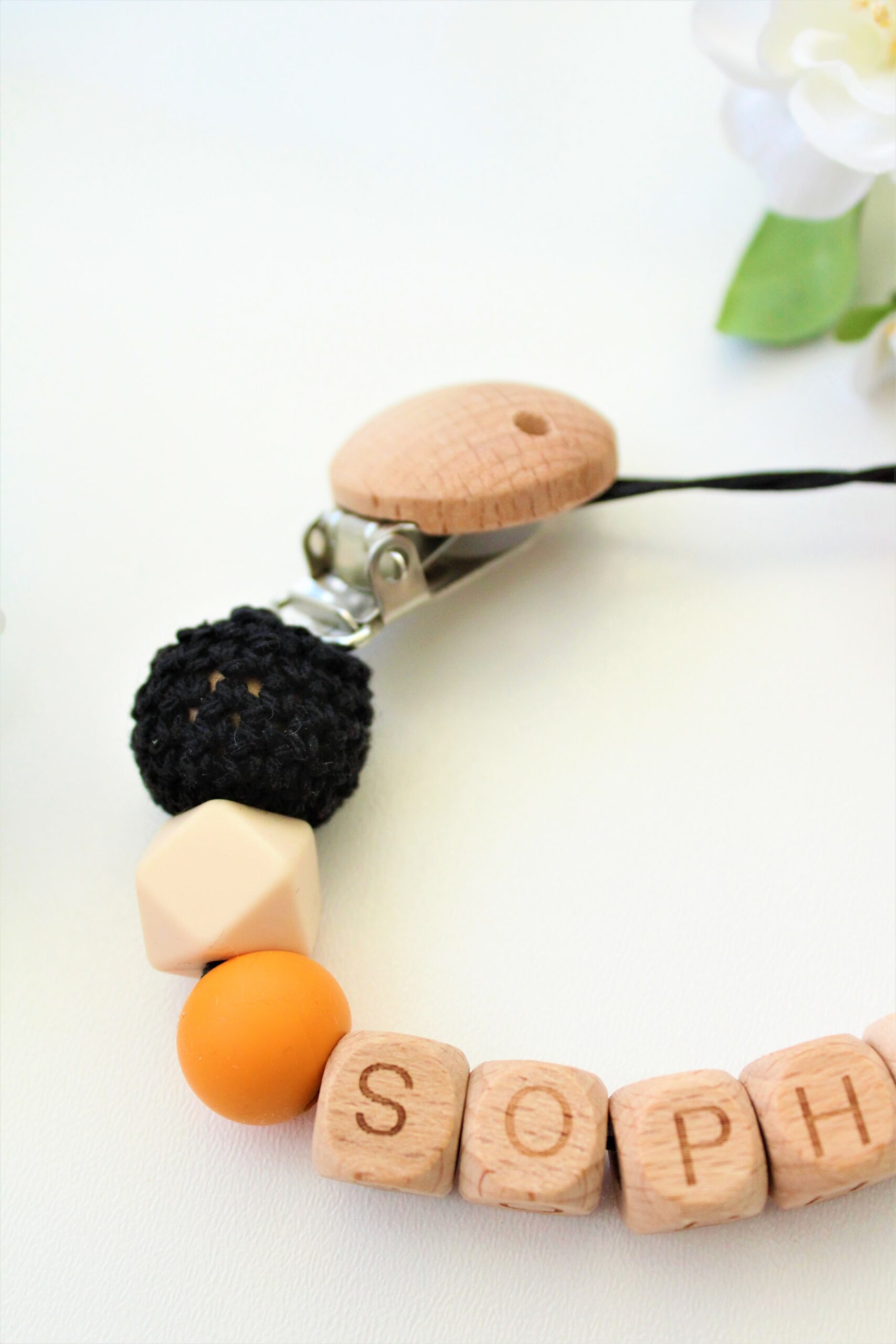 Zwart Oranje Beige - Sophie