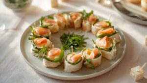 babyshower hapjes wraprolletjes