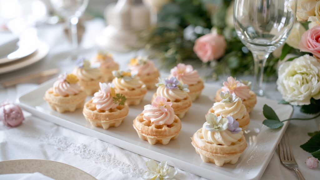 Babyshower hapjes babywafeltjes