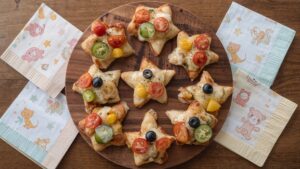 babyshower hapjes mini pizza's