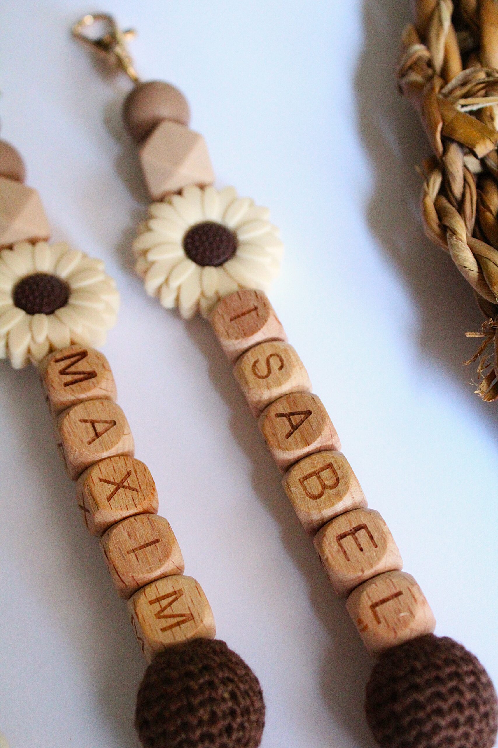 sleutelhanger met naam chocolade