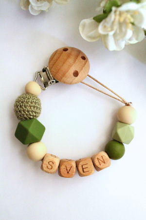 speenkoord met naam groen